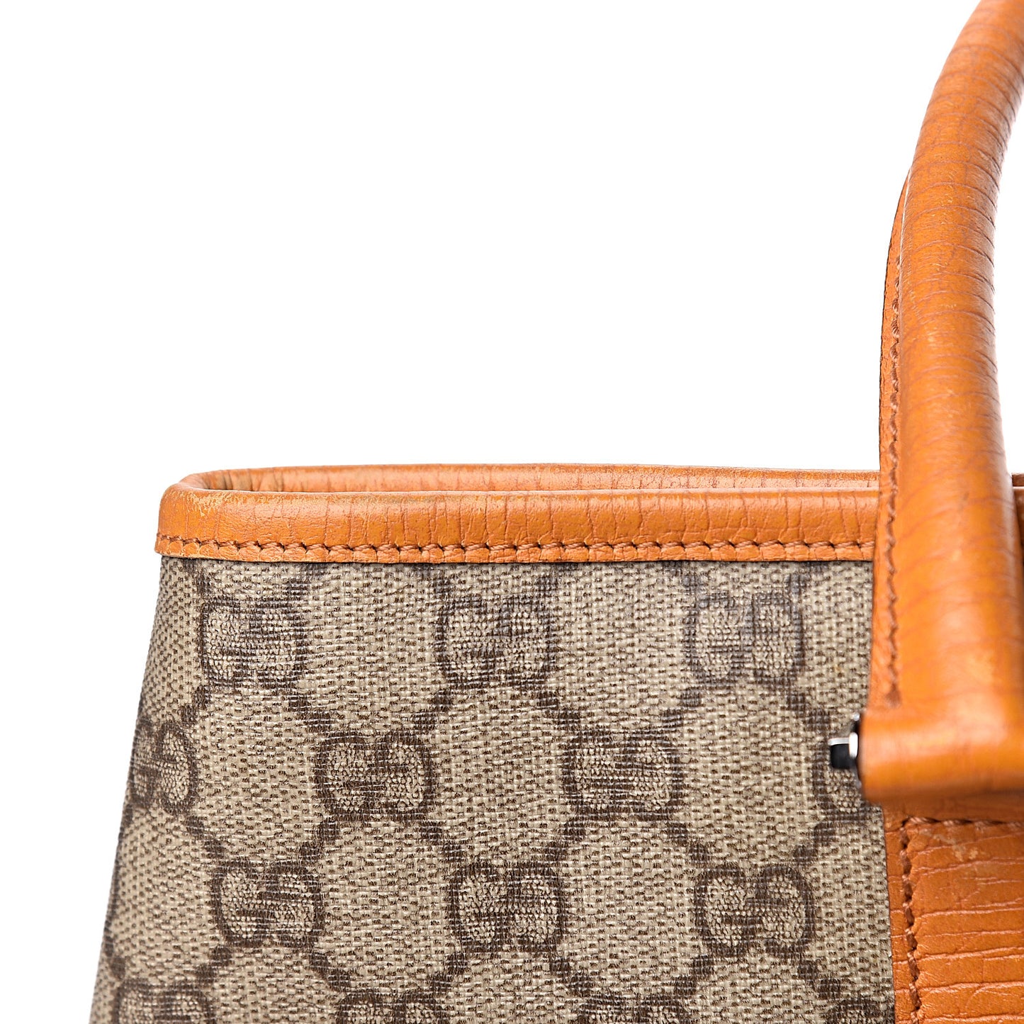 GG Plus Monogram Medium Joy Tote Orange