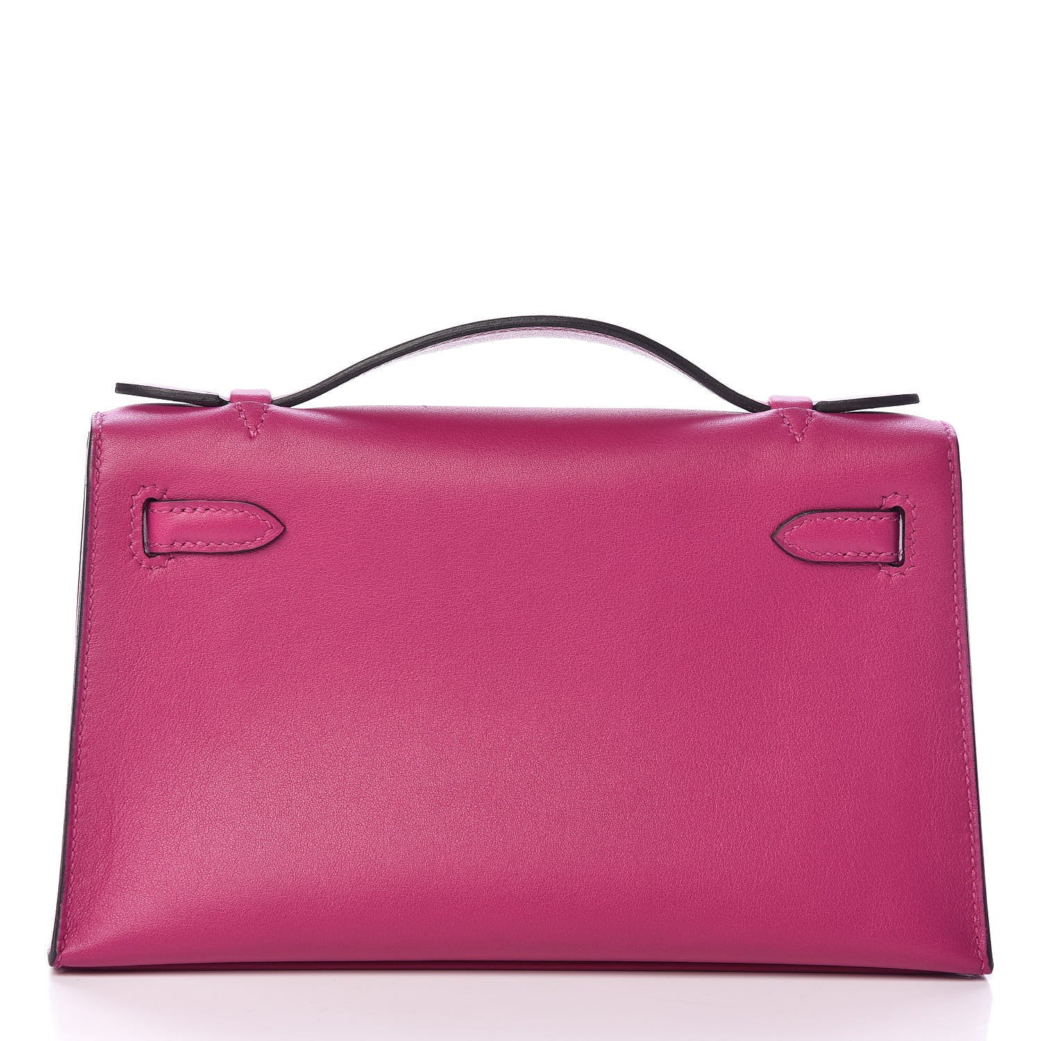 Hermes Swift Kelly Pochette Clutch Rose Pourpre 4 of 28