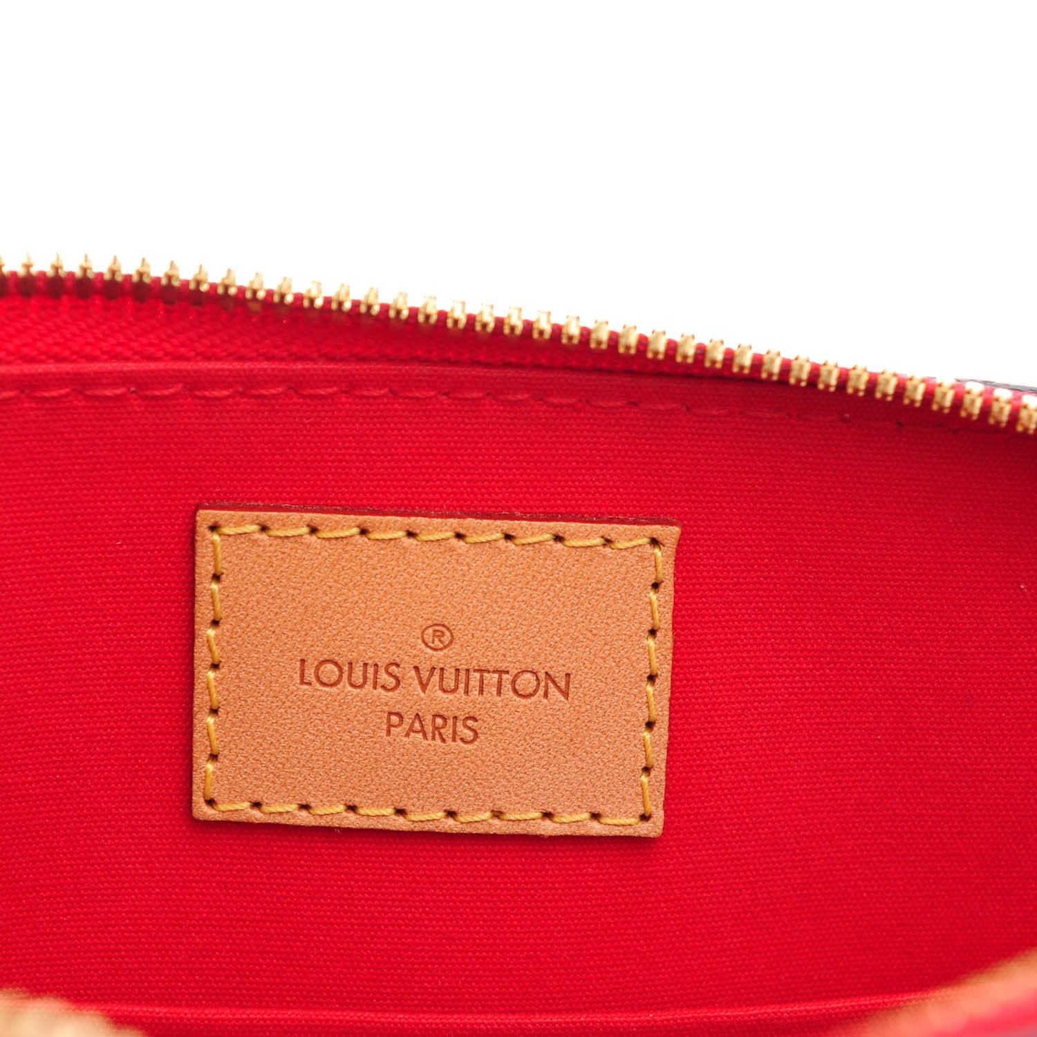Louis Vuitton Vernis Alma BB Cherry 6 of 8