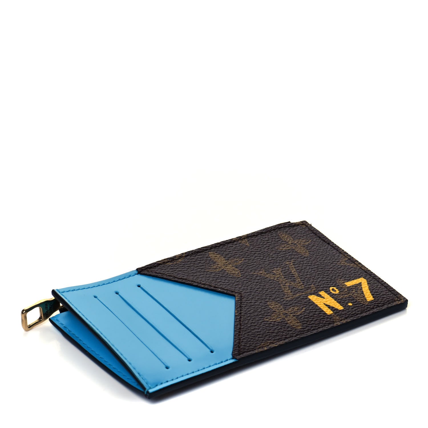 Louis Vuitton Monogram Vintage Calfskin Trunk L'œil Coin Card Holder 4 of 9