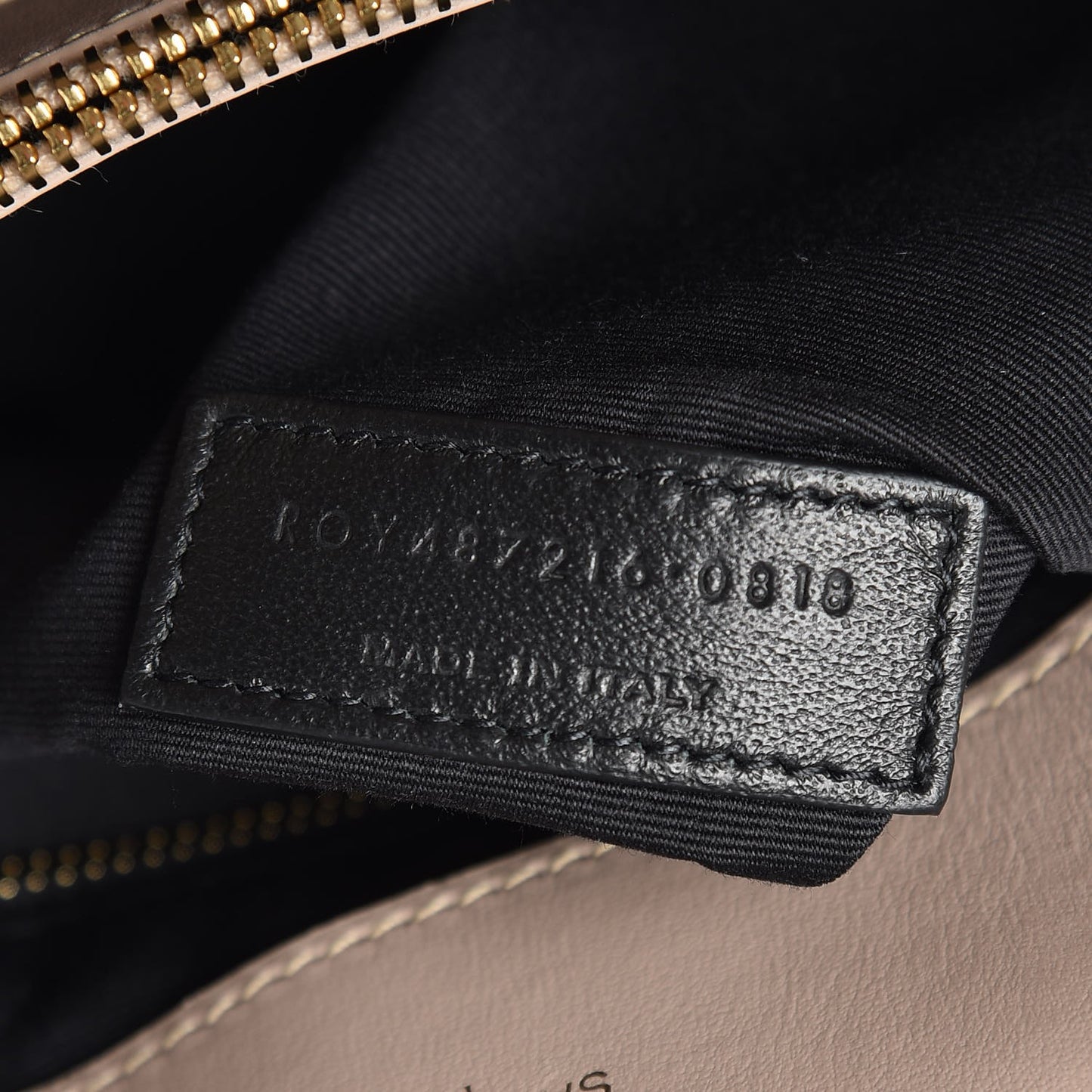 Calfskin Y Quilted Monogram Medium Loulou Chain Satchel Dark Beige