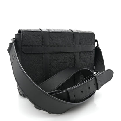 Louis Vuitton Taurillon Monogram Trunk Messenger Black 3 of 12