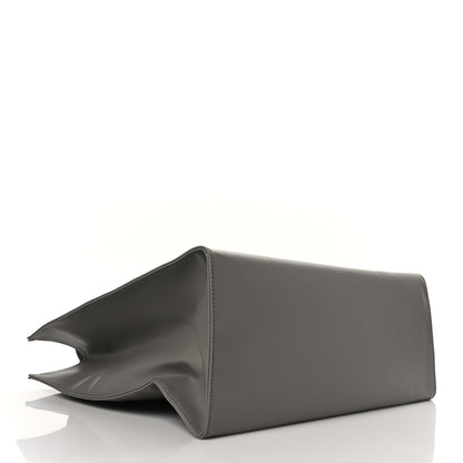 Telfar Vegan Leather Large Shopping Bag Grey 4 of 8