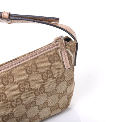 Gucci Monogram Pretty Boat Pochette Pink 10 of 10