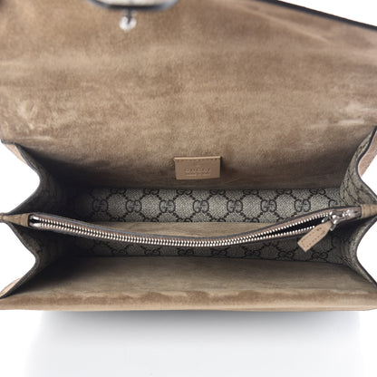 Gucci GG Supreme Monogram Small Dionysus Shoulder Bag Taupe 5 of 13