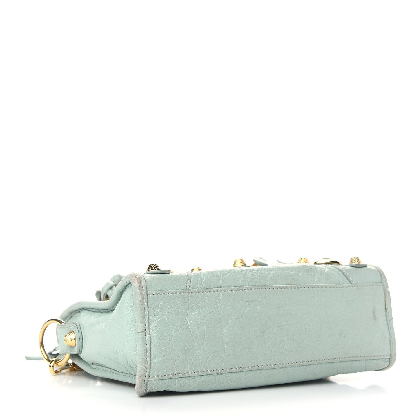 Agneau Giant 12 Gold Hardware Mini City Vert Jade
