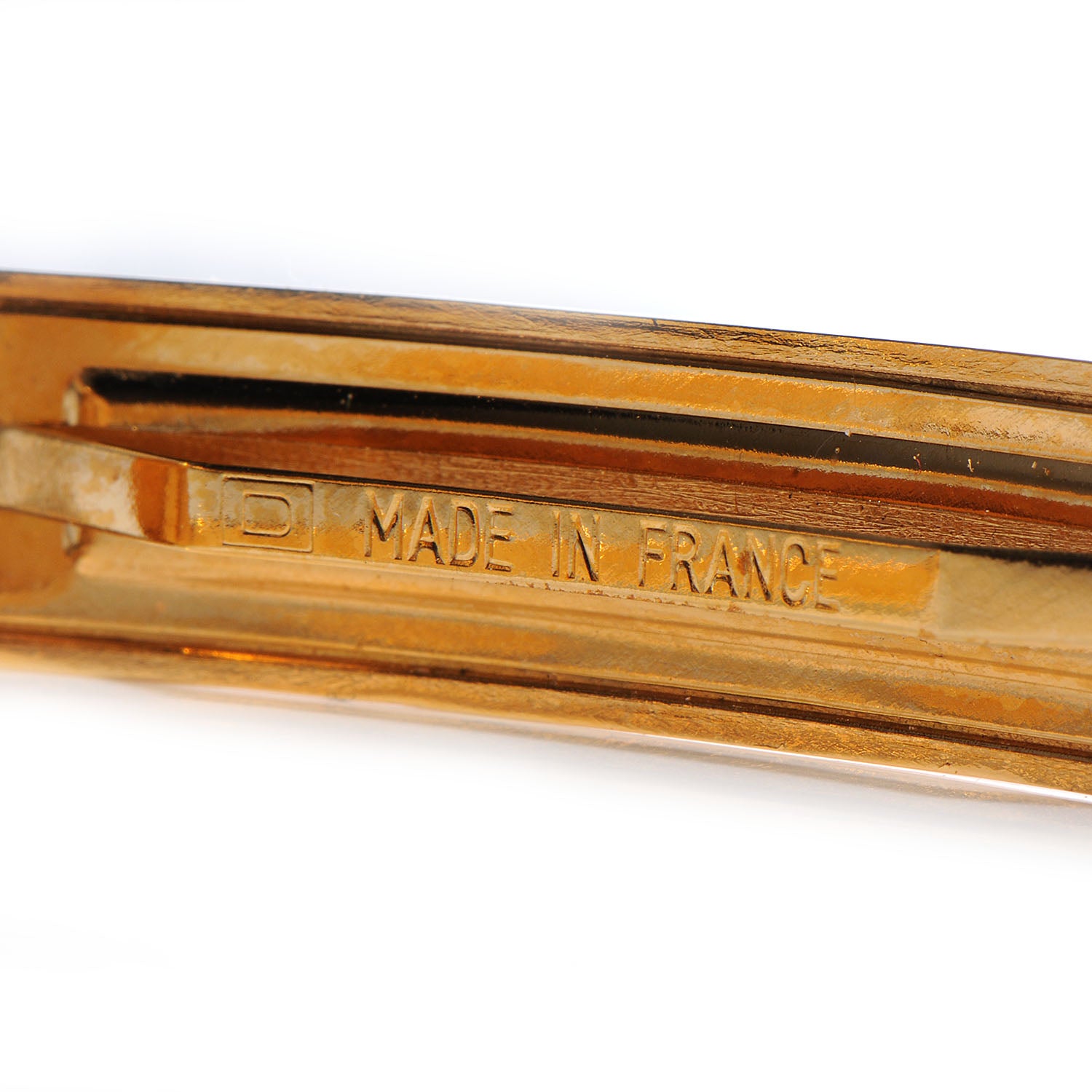 Chanel Logo Hair Clip Barrette Gold 6 of 6