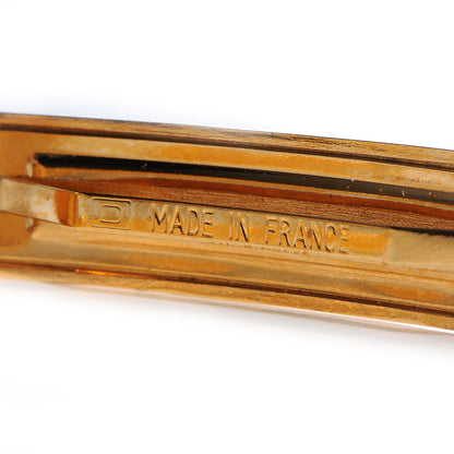 Chanel Logo Hair Clip Barrette Gold 6 of 6