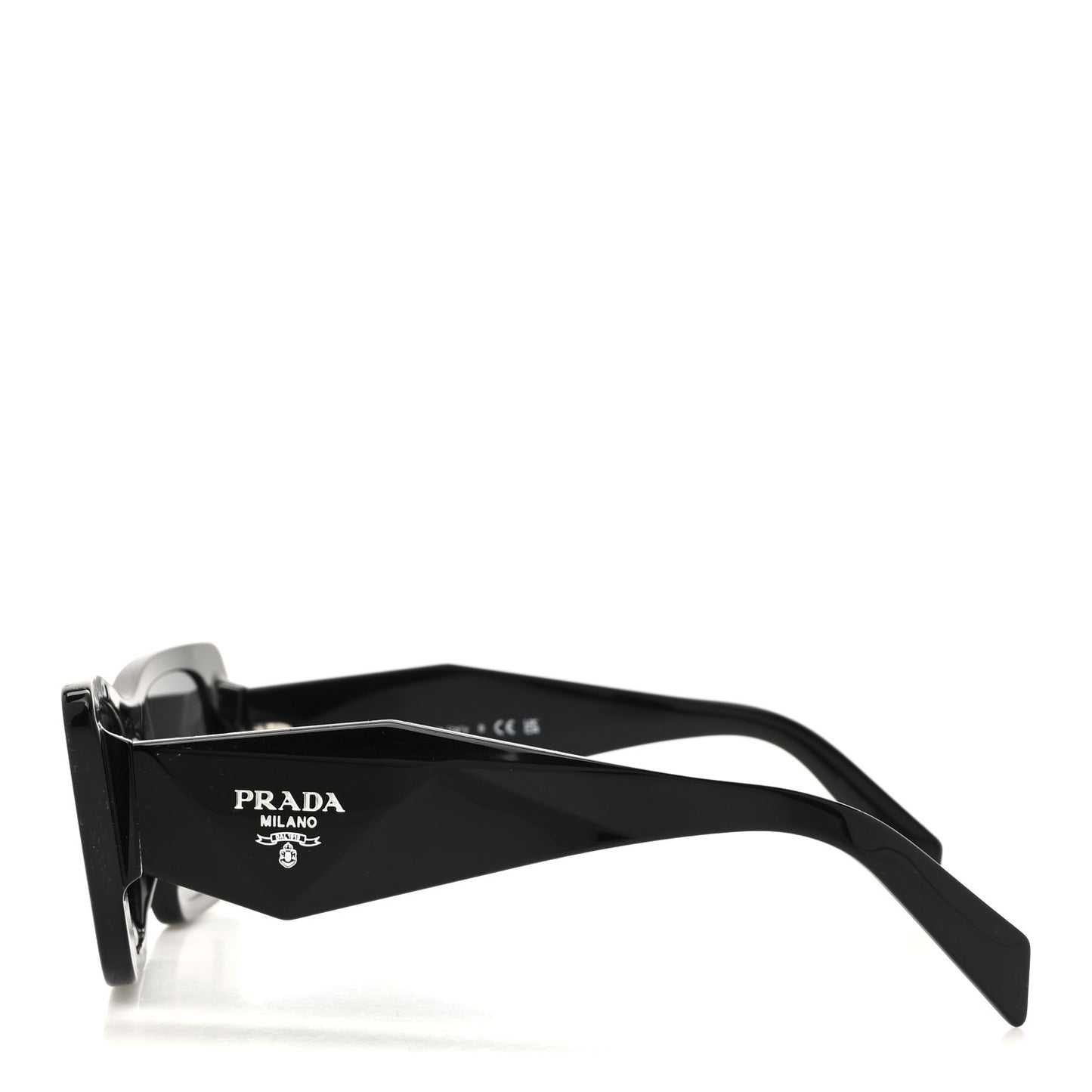 Acetate Symbole Sunglasses SPR 08Y Black