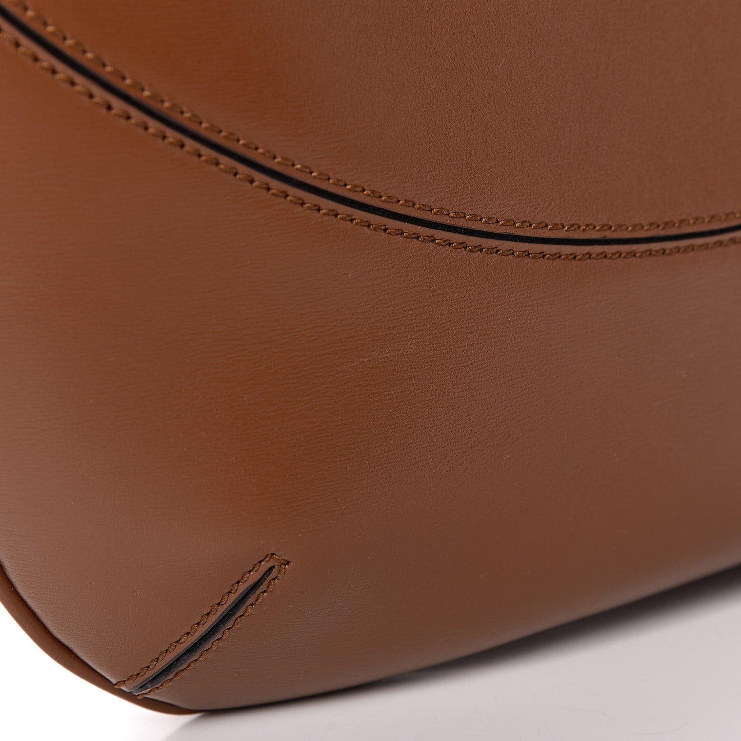 Boarded Plutone Calfskin Medium Arli Shoulder Bag Nocciola