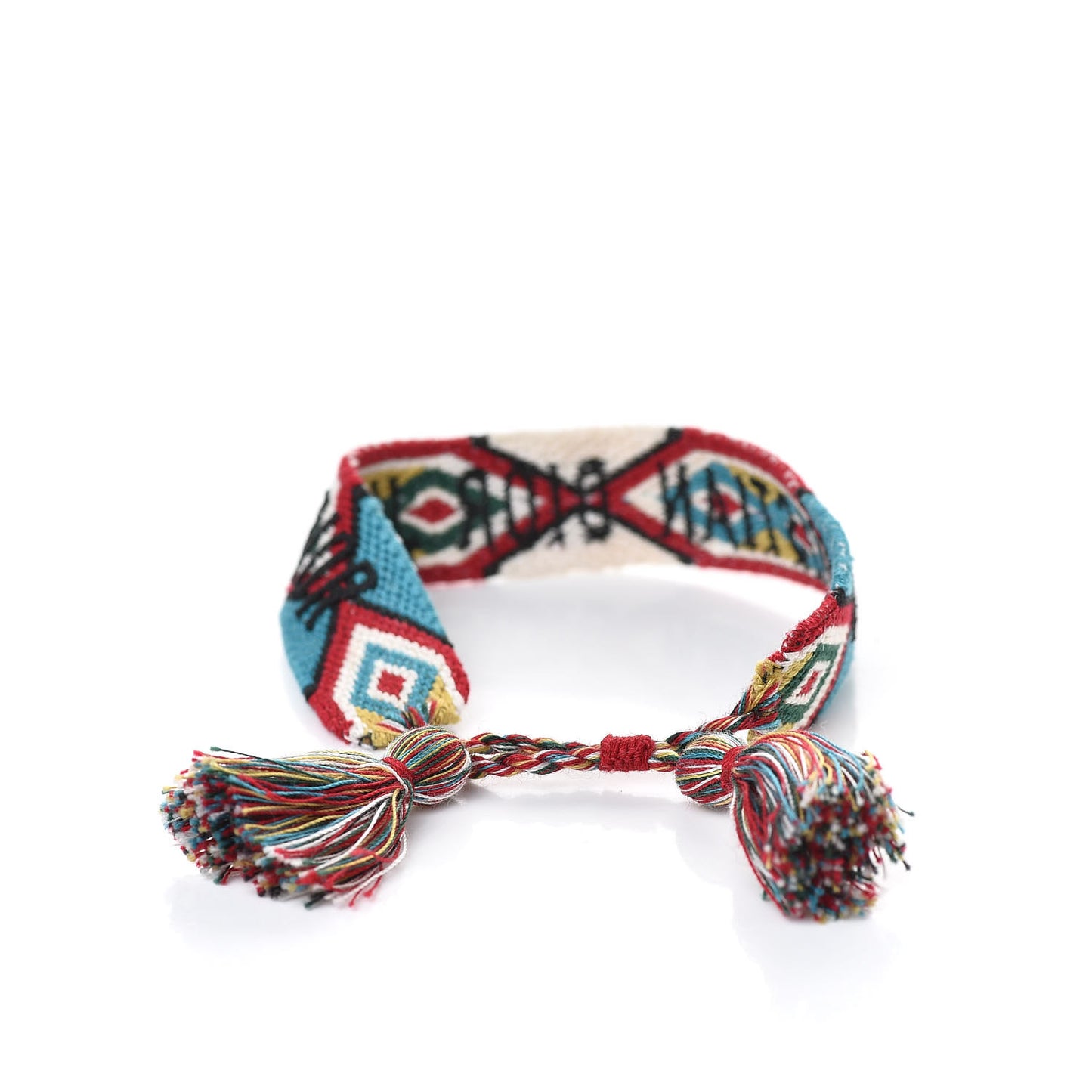 Woven Cotton J'Adior Friendship Bracelet Set Blue Multicolor