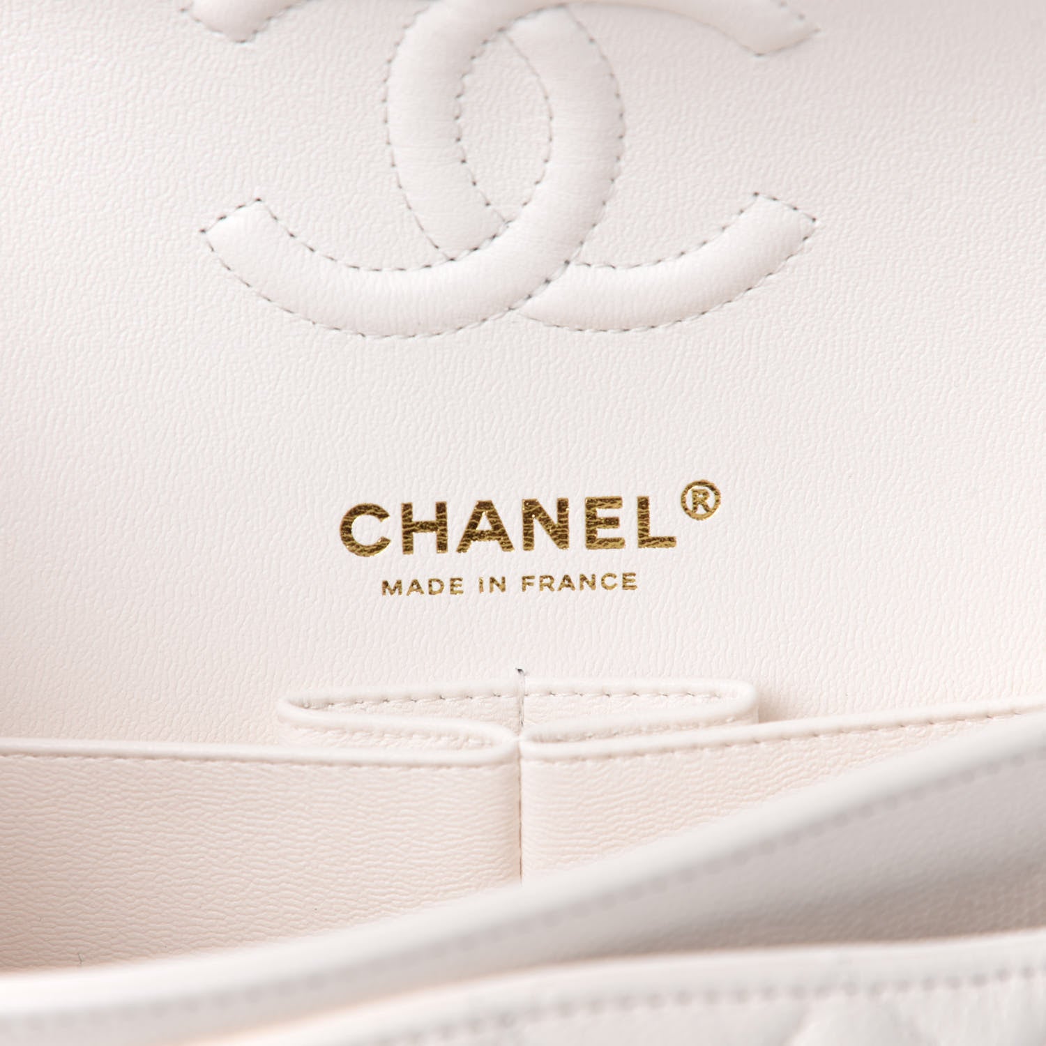 Chanel Caviar Quilted Small Double Flap White 8 of 11