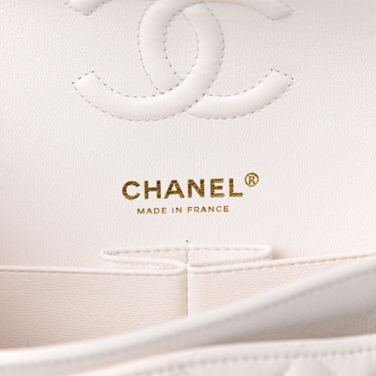 Chanel Caviar Quilted Small Double Flap White 8 of 11