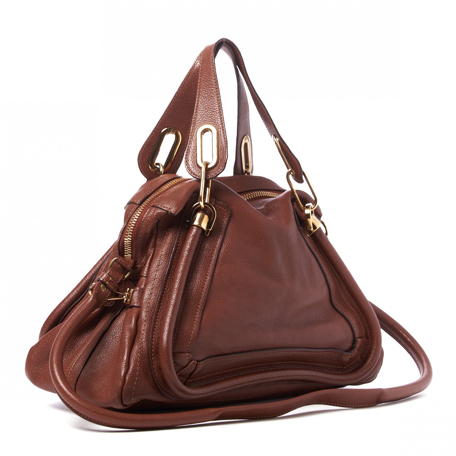 Chloe Calfskin Medium Paraty Brown Delight 2 of 7
