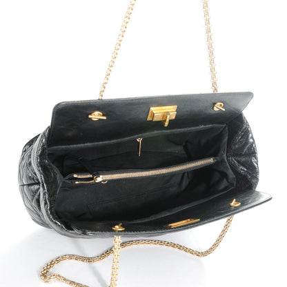 Chanel Aged Calfskin Quilted Reissue 2.55 Tote Black 5 of 8