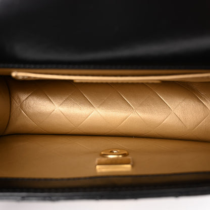 Chanel Calfskin Quilted Mini Coco Ring Flap Black 5 of 11
