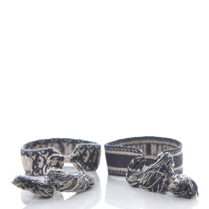 Christian Dior Woven Cotton J'Adior Friendship Bracelet Set 4 of 5