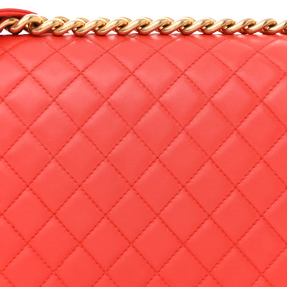 Chanel Calfskin Quilted New Medium Boy Flap Red 8 of 14