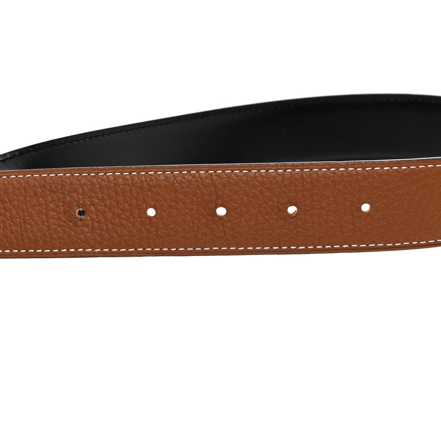 Hermes Swift Togo 32mm H Belt 90 Black Gold 9 of 10