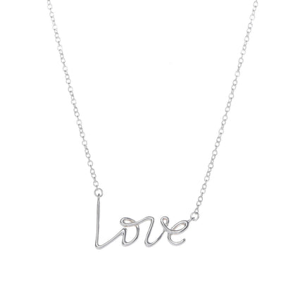 Tiffany Sterling Silver Paloma Picasso Graffiti Love Pendant Necklace 6 of 7