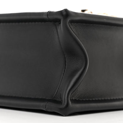 Christian Dior Calfskin Macrocannage Mini Book Tote Black 10 of 10