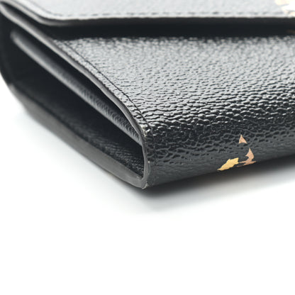 Louis Vuitton Monogram Giant Jungle Sarah Wallet Black 7 of 8