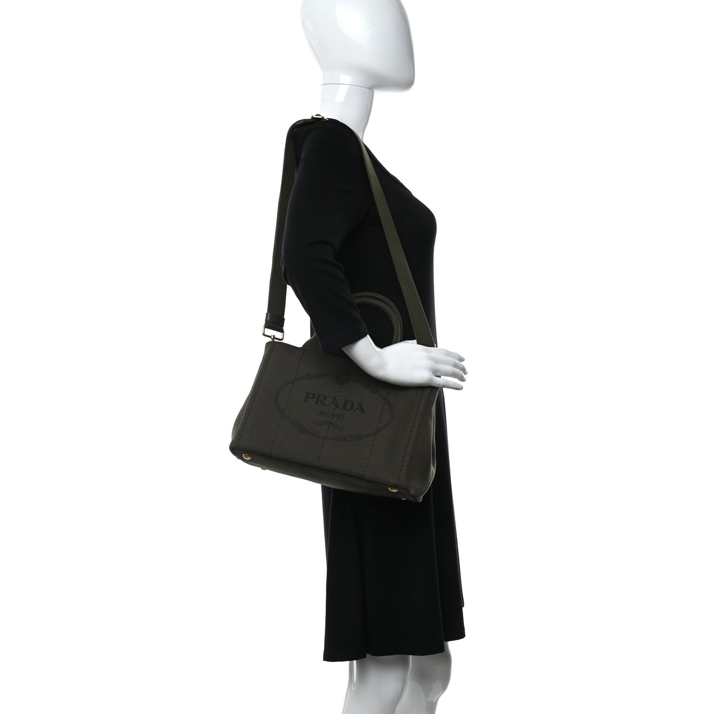 Canapa Small Logo Tote Khaki