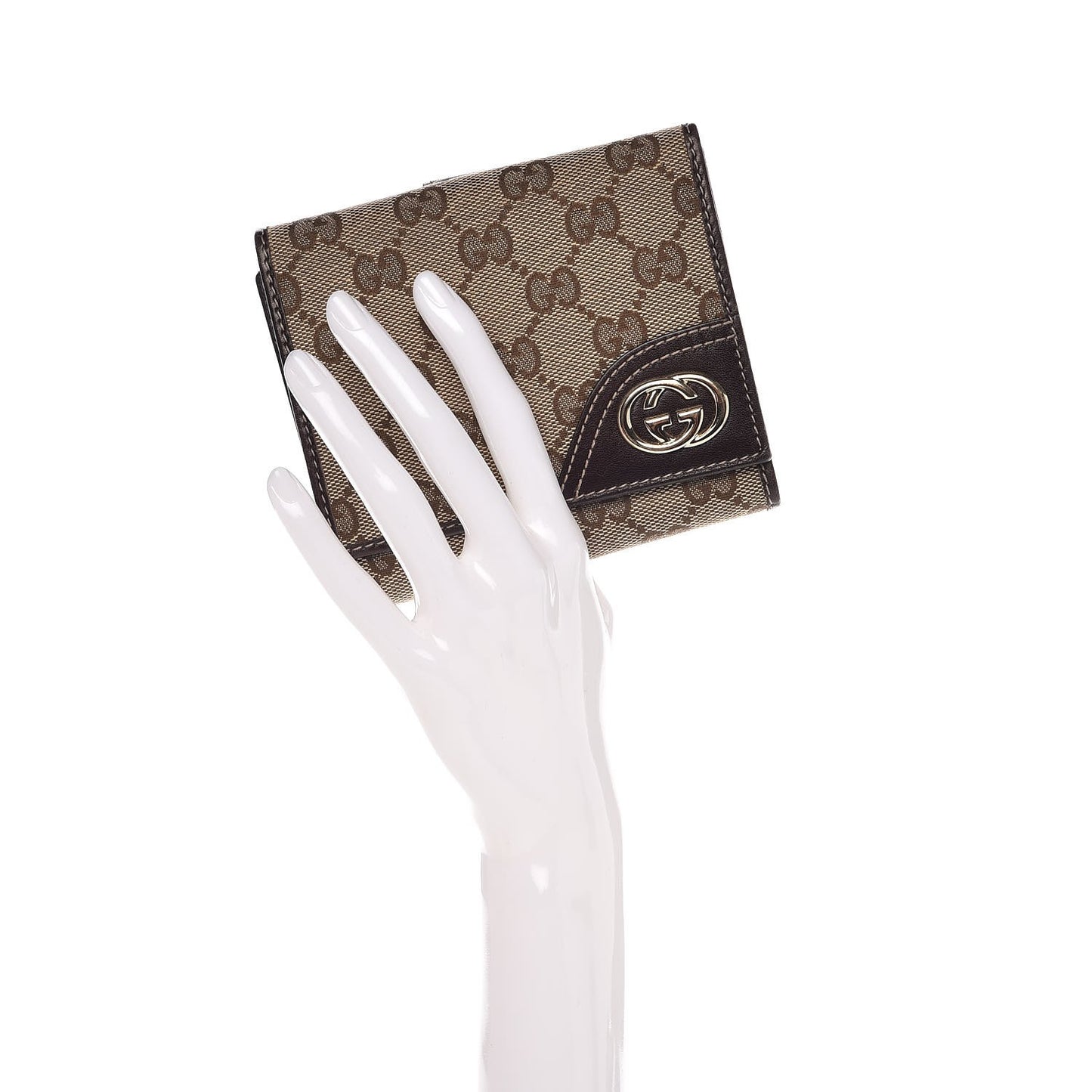 Monogram New Britt French Wallet Dark Brown
