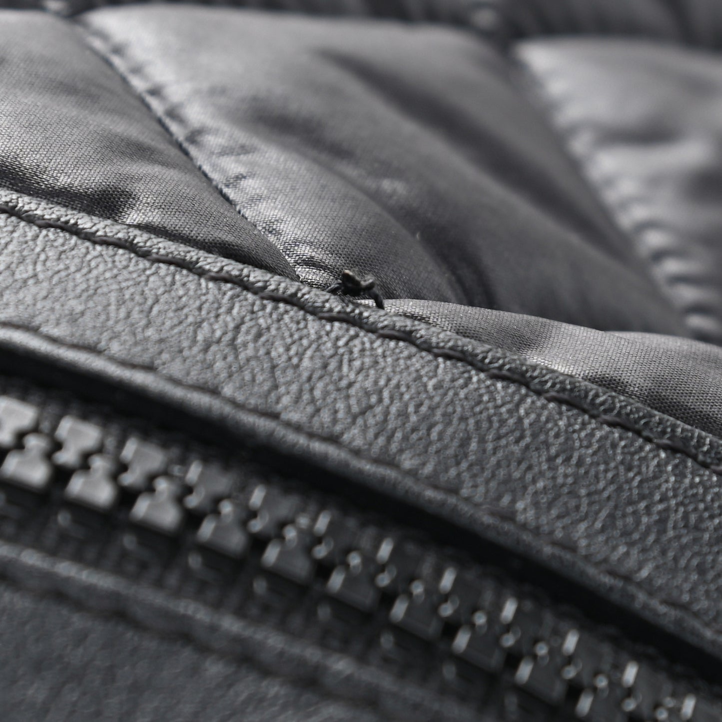Nylon Quilted Coco Cocoon Hobo Black
