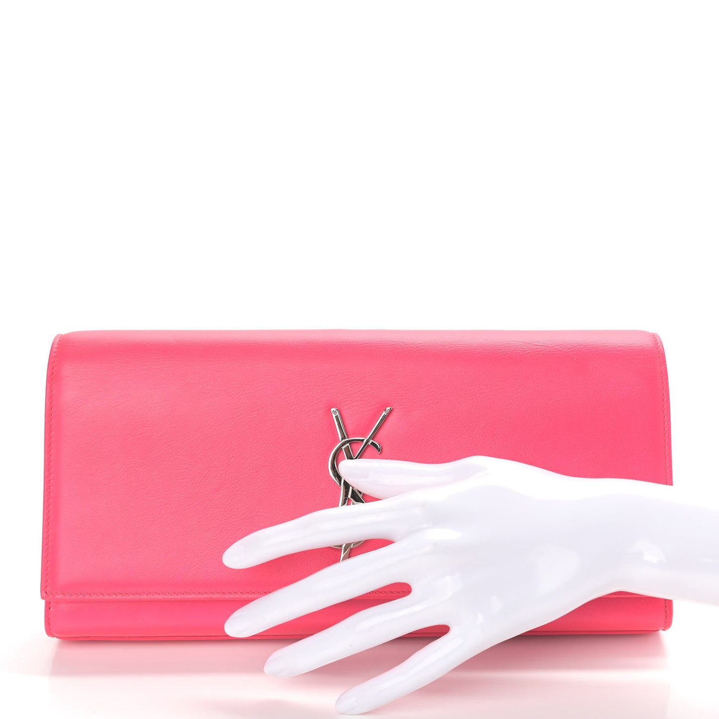 Calfskin Classic Monogram Cassandre Clutch Lipstick Fuchsia