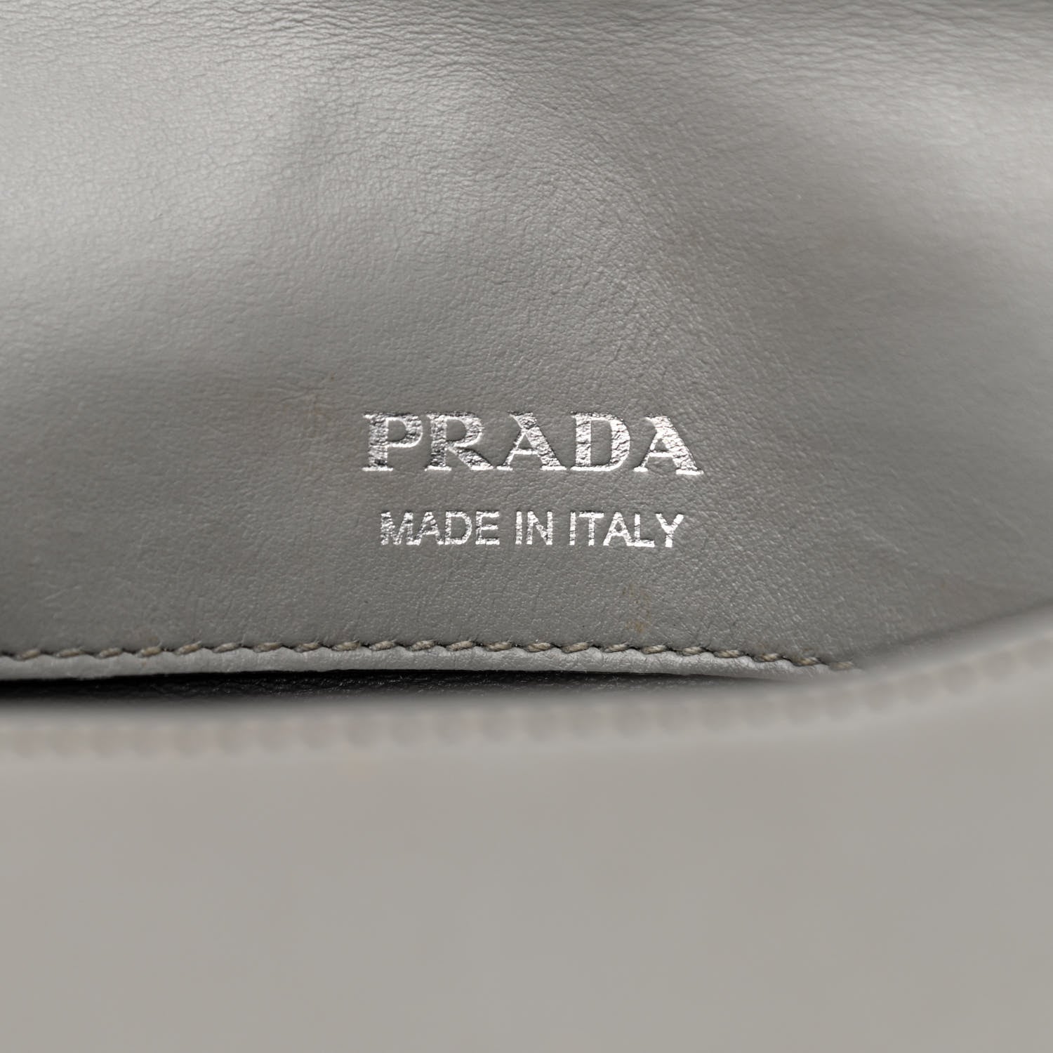Prada Saffiano Cuir Identity Shoulder Bag Ardesia 6 of 13