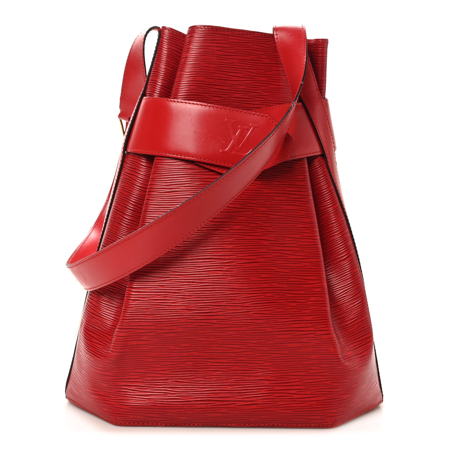 Louis Vuitton Epi Sac D'epaule GM Castillan Red 1 of 10