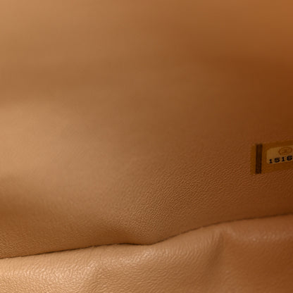 Chanel Caviar Quilted Jumbo Double Flap Light Beige 7 of 12