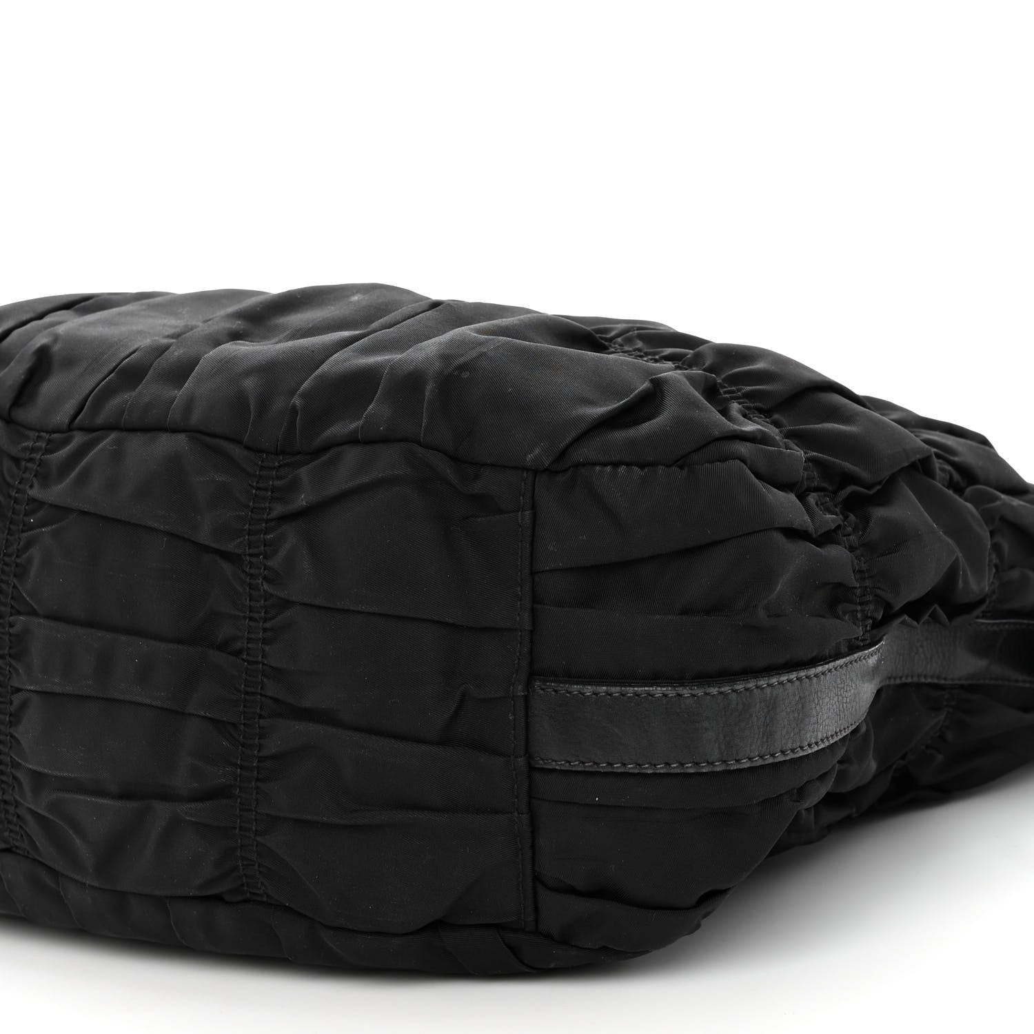 Prada Tessuto Nylon Gaufre Hobo Black 9 of 11