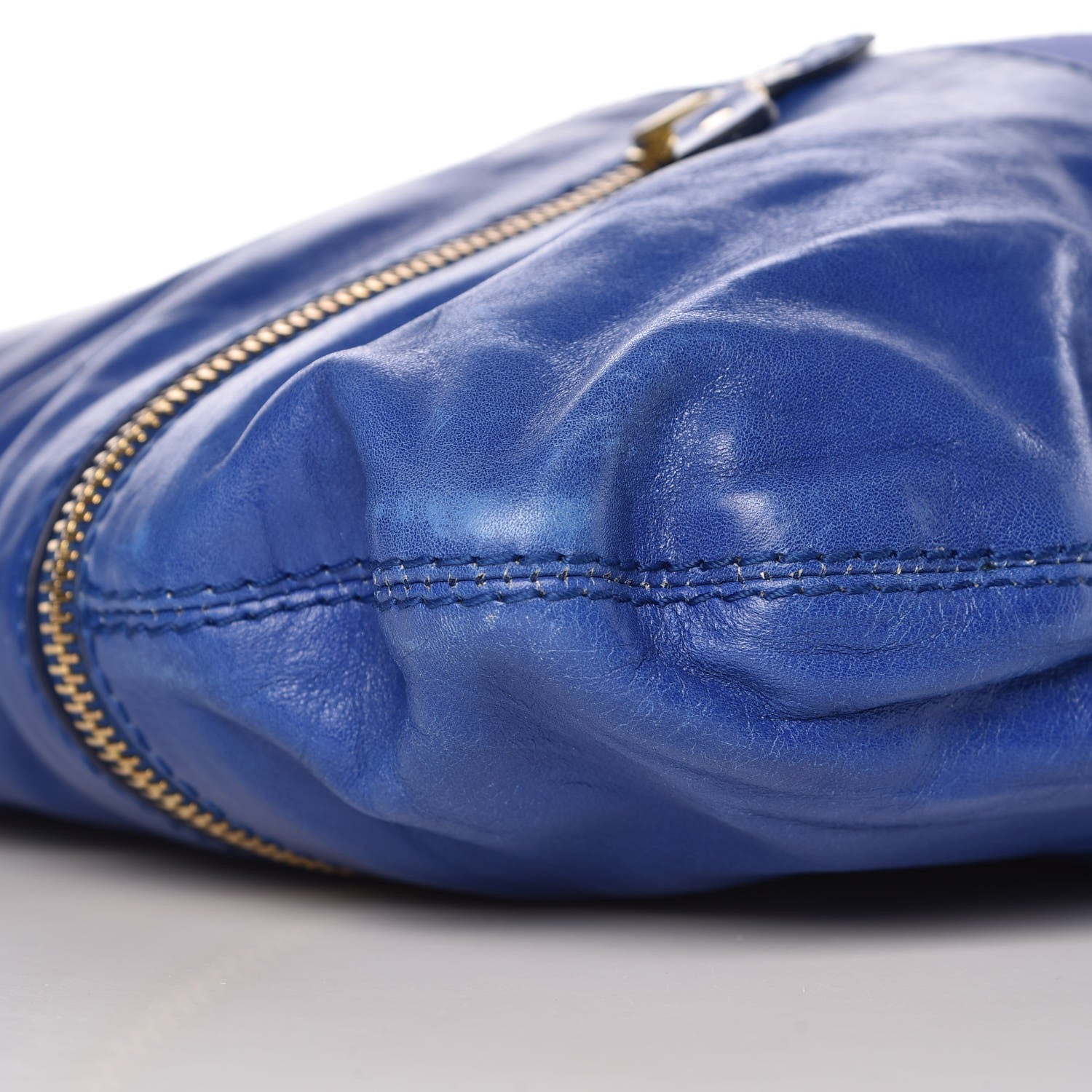 Jimmy Choo Shiny Calfskin Suede Monna L Cobalt 7 of 17