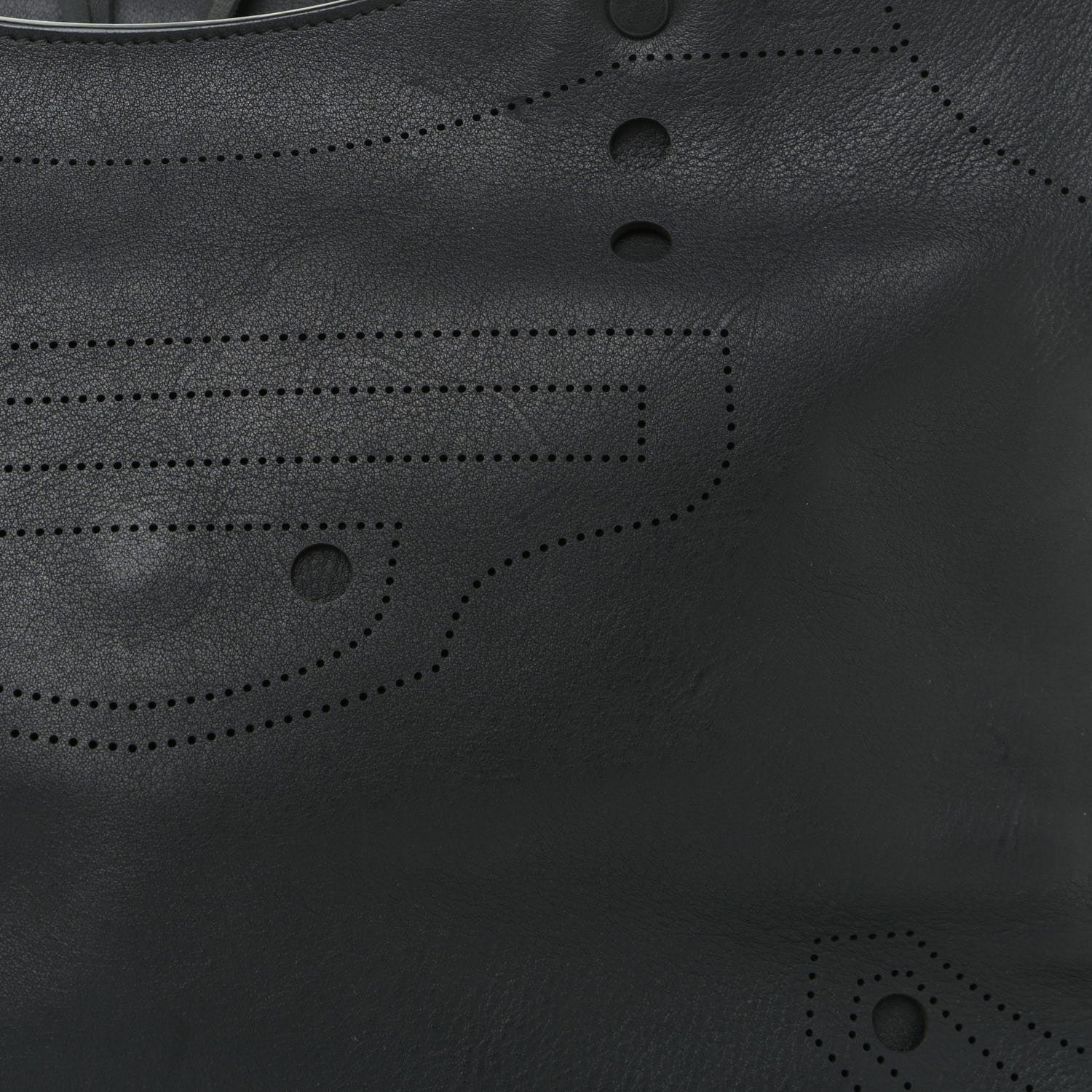 Balenciaga Veau Soyeux Perforated Blackout Hardware City Black 7 of 9