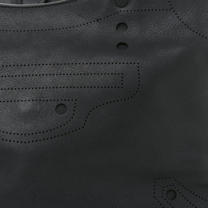 Balenciaga Veau Soyeux Perforated Blackout Hardware City Black 7 of 9