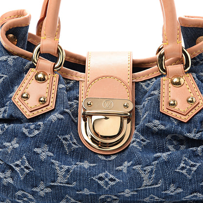 Louis Vuitton Monogram Denim Pleaty Blue 9 of 9