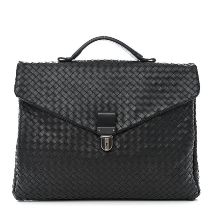Bottega Veneta Intrecciato VN Briefcase Black 1 of 14