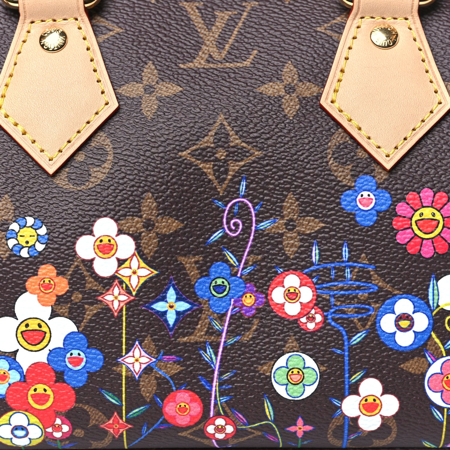 Louis Vuitton LV X TM Monogram Flowers Speedy Bandouliere 20