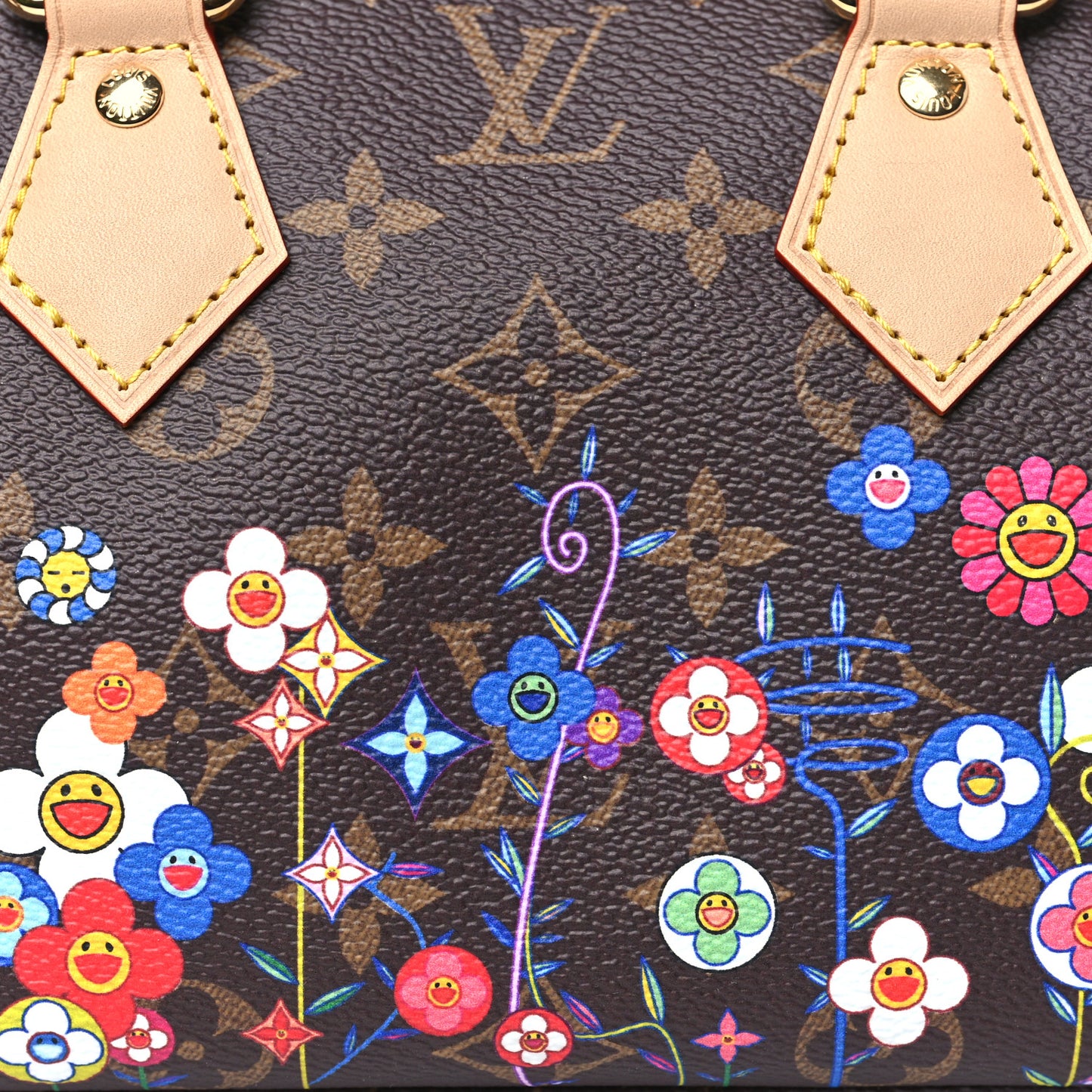 LV X TM Monogram Flowers Speedy Bandouliere 20