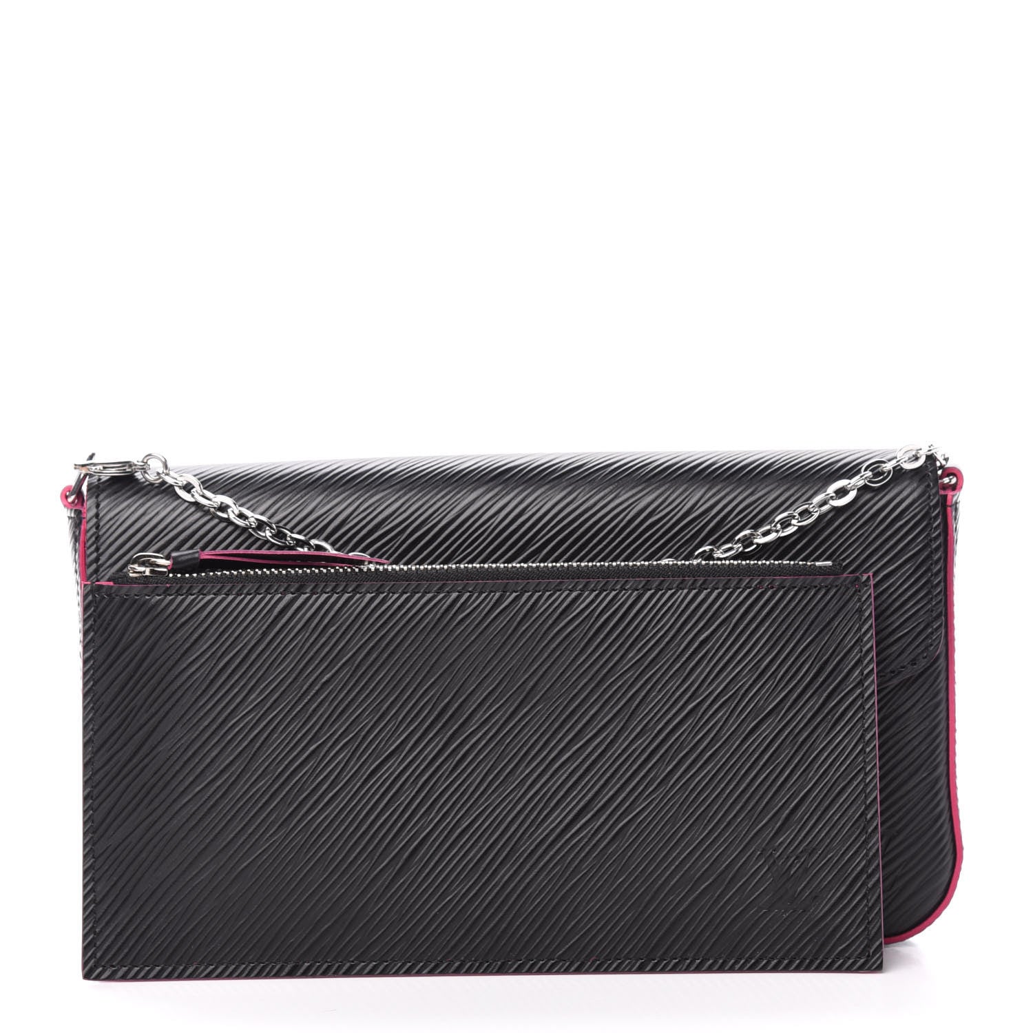 Louis Vuitton Epi Pochette Felicie Black Hot Pink 12 of 15