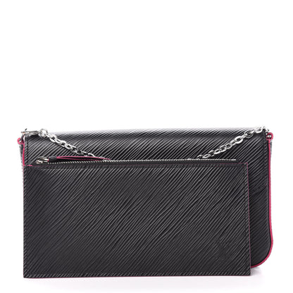 Louis Vuitton Epi Pochette Felicie Black Hot Pink 12 of 15