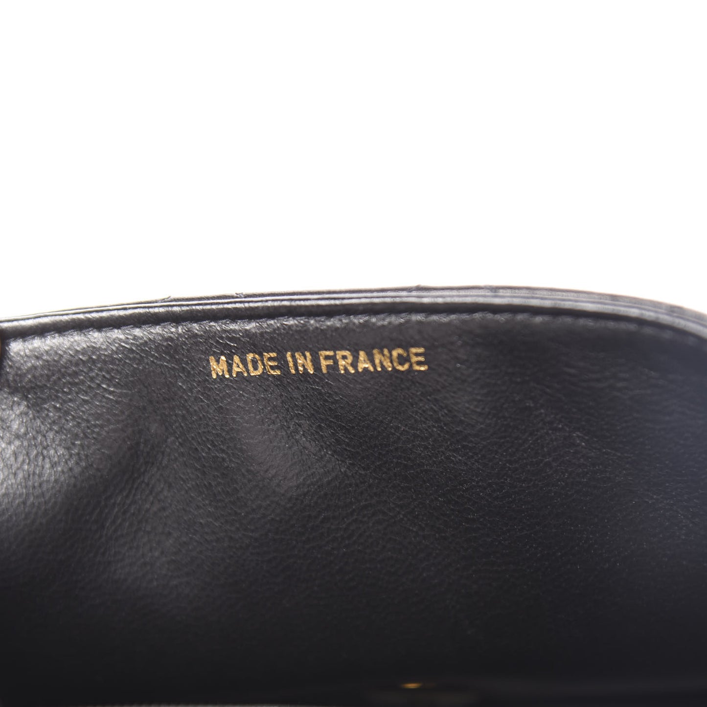 Lambskin Quilted Mini Square Flap Black