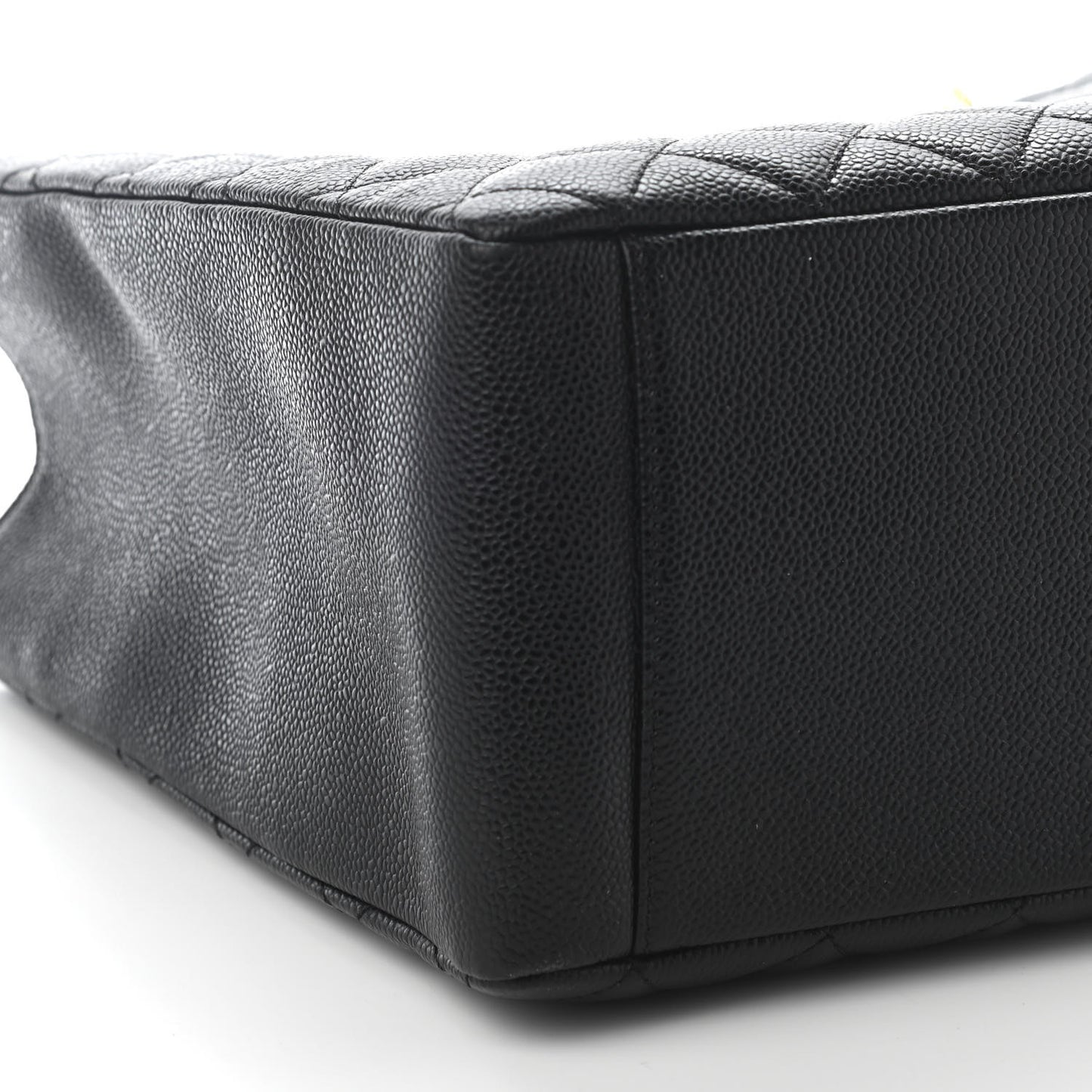 Caviar Quilted Grand Shopping Tote GST Black