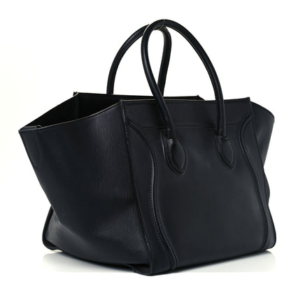 Celine Supple Calfskin Medium Phantom Luggage Black 3 of 12