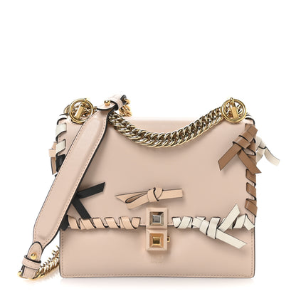 Fendi Vitello Liberty Whipstitch Bow Small Kan I Shoulder Bag Plaster Multicolor 1 of 10