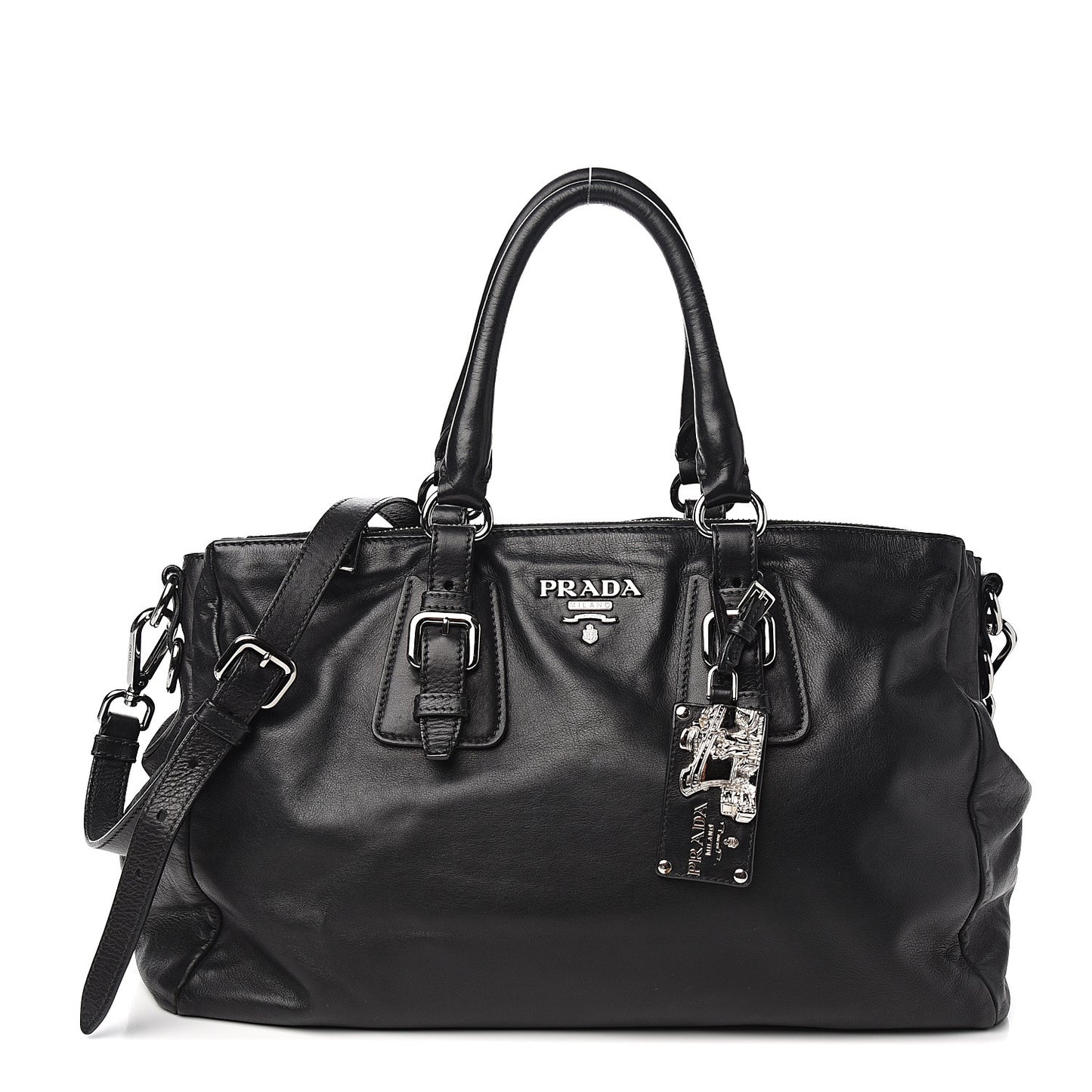 Vitello Shine Bauletto Black