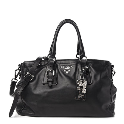 Prada Vitello Shine Bauletto Black 1 of 9