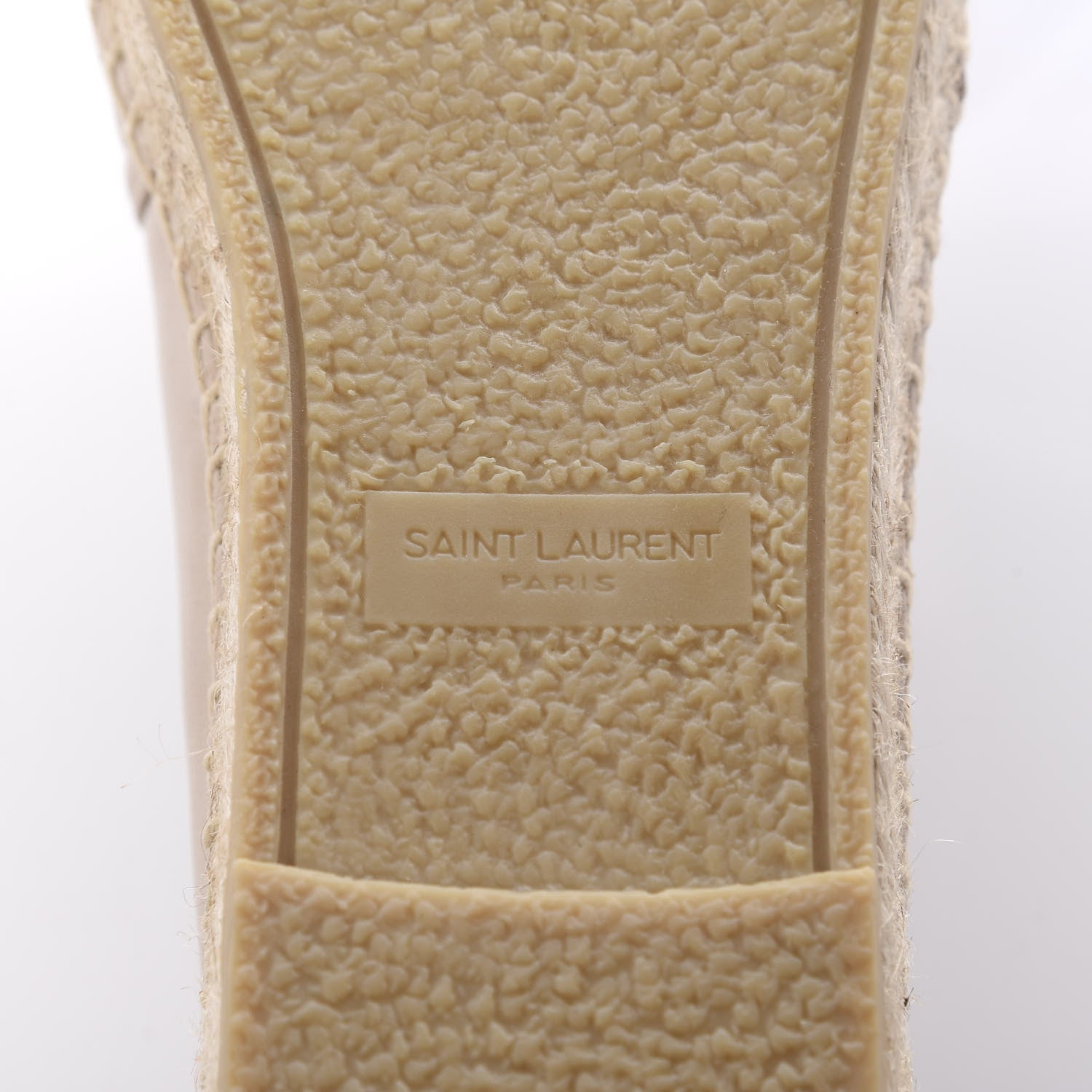 Saint Laurent Nappa Monogram Espadrilles 36.5 Rose Poudre 10 of 11